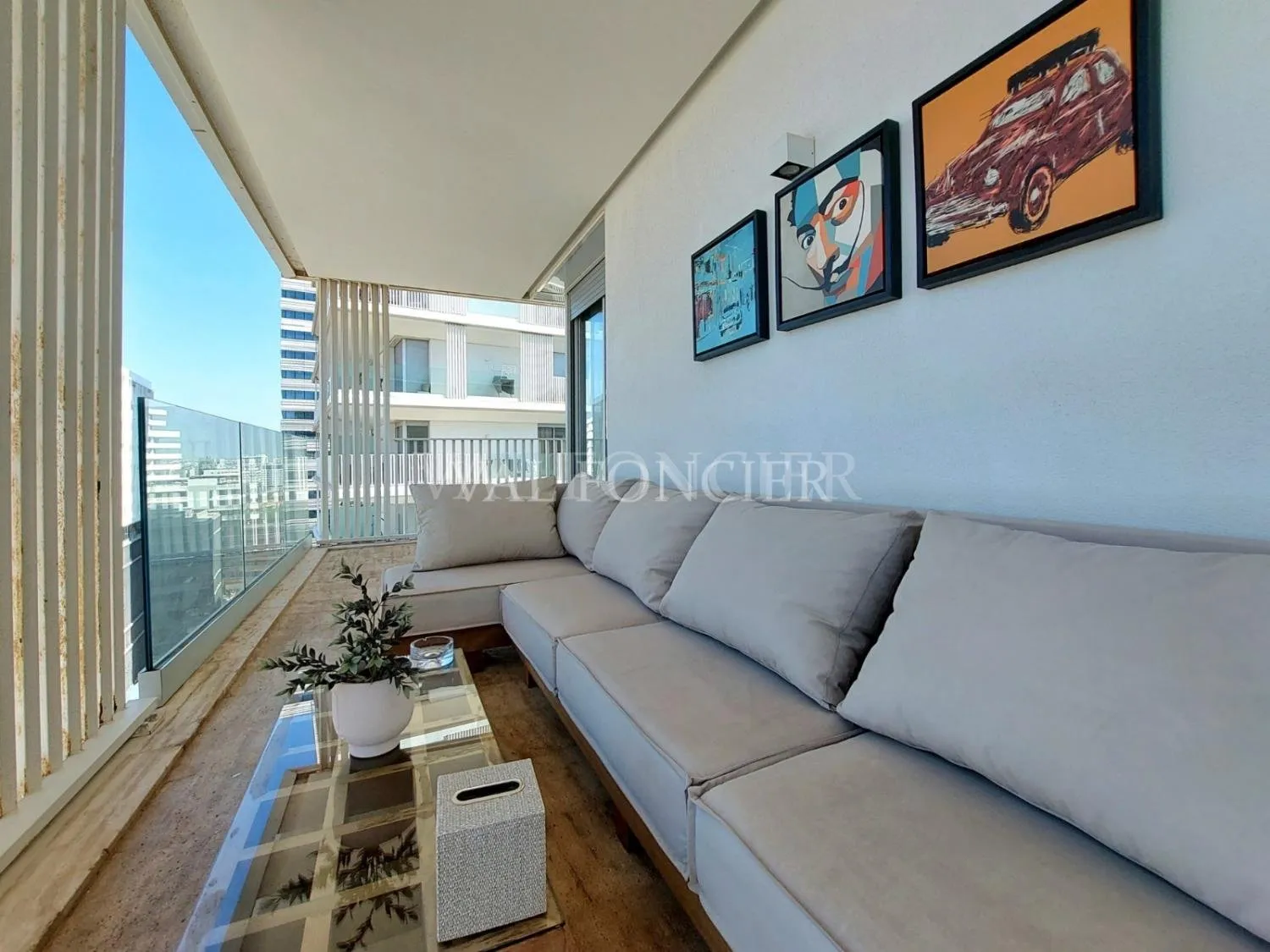 Vente bel Appartement Moderne avec terrasses 3chambres Casa Finance City - الدار البيضاء (3)