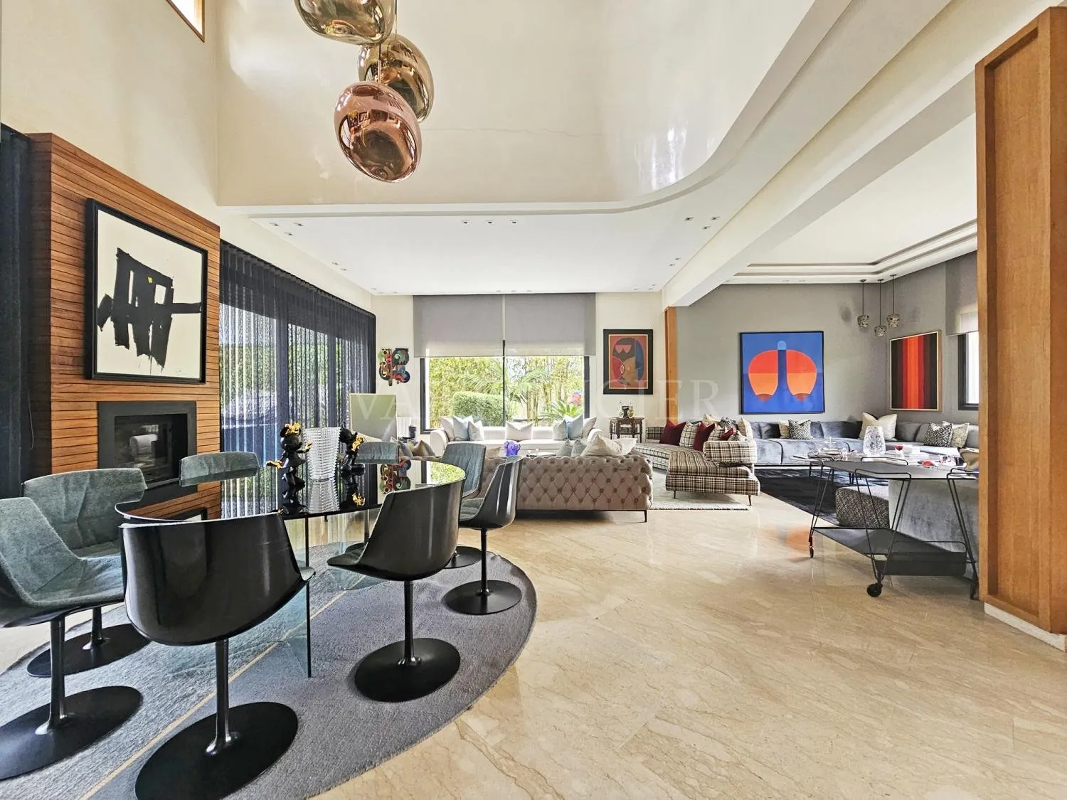 Vente magnifique villa 640m2 4chambres avec piscine, Bouskoura - الدار البيضاء (3)