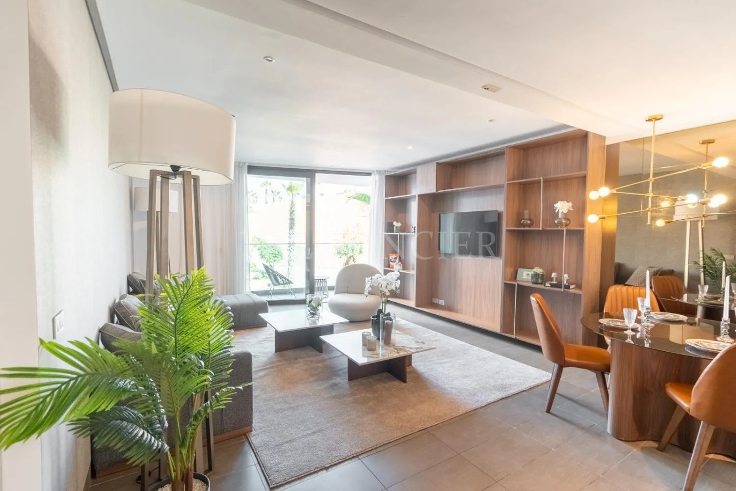 Vente appartement meublé 145m2 2chambres Ain Diab, Casablanca - الدار البيضاء