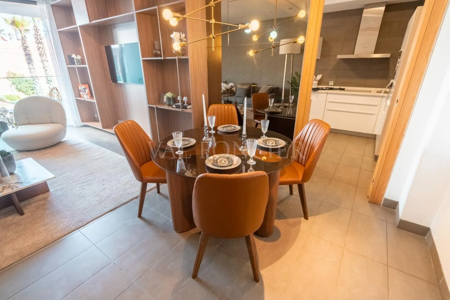 Vente appartement meublé 145m2 2chambres Ain Diab, Casablanca - الدار البيضاء (4)