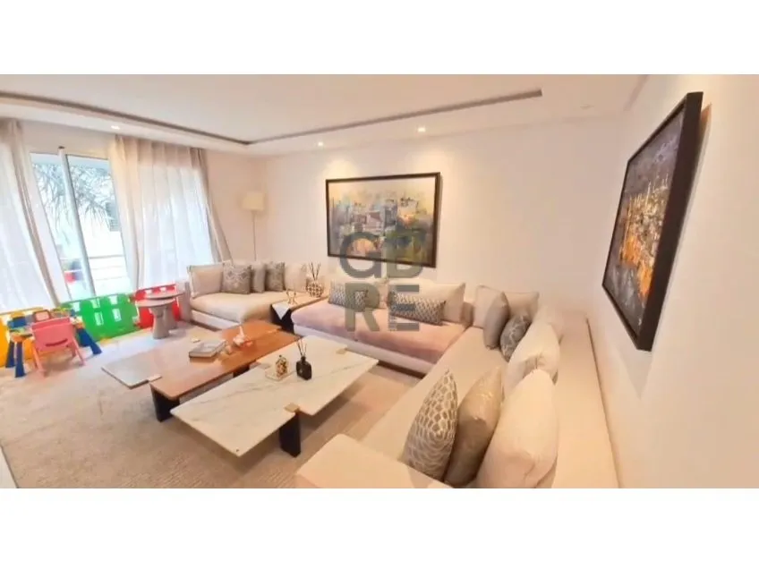 Appartement en vente très ensoleillée dans une résidence fermée avec piscine à prestigia - الرباط