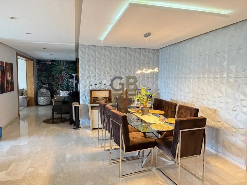 Appartement de 3 façade très ensoleillée dans une résidence fermée à prestigia - الرباط