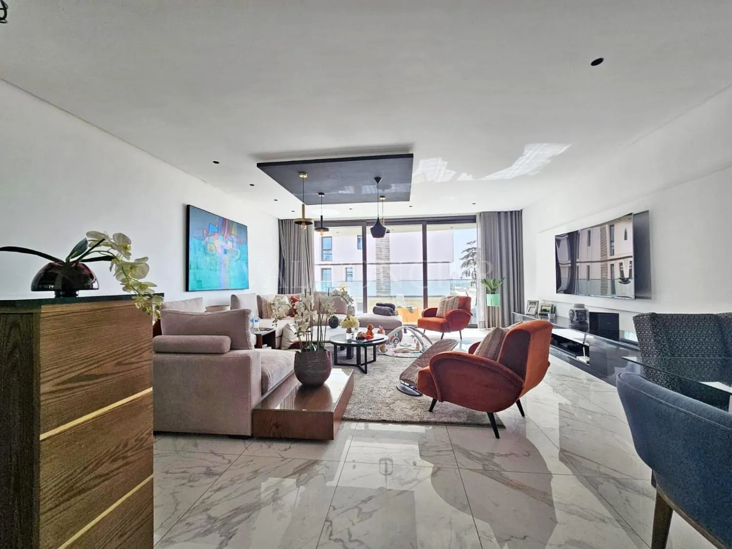 Vente luxueux appartement 200m2 3chambres avec vue mer à Anfa Place, Casablanca - الدار البيضاء (3)