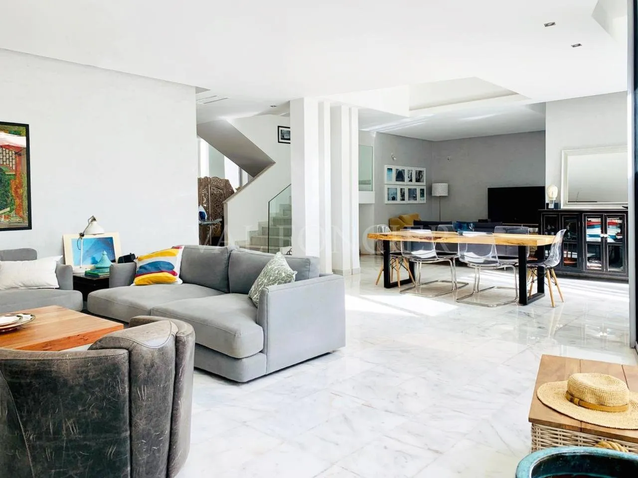 Magnifique villa d'architecte 500m2 à vendre à Bouskoura ville verte - الدار البيضاء (3)
