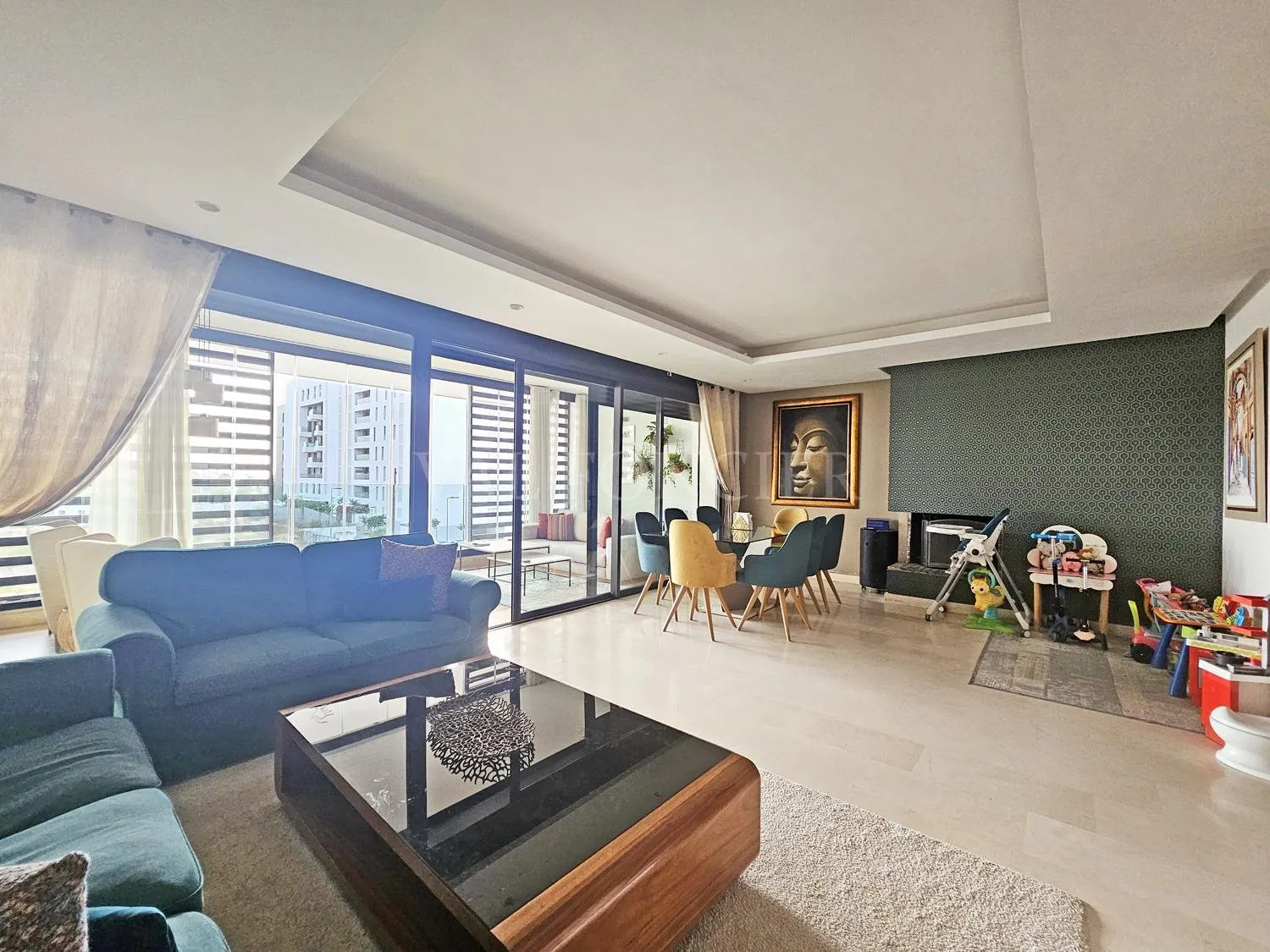 Vente appartement 150m2 2chambres avec terrasse Ain Diab, Casablanca - الدار البيضاء (2)