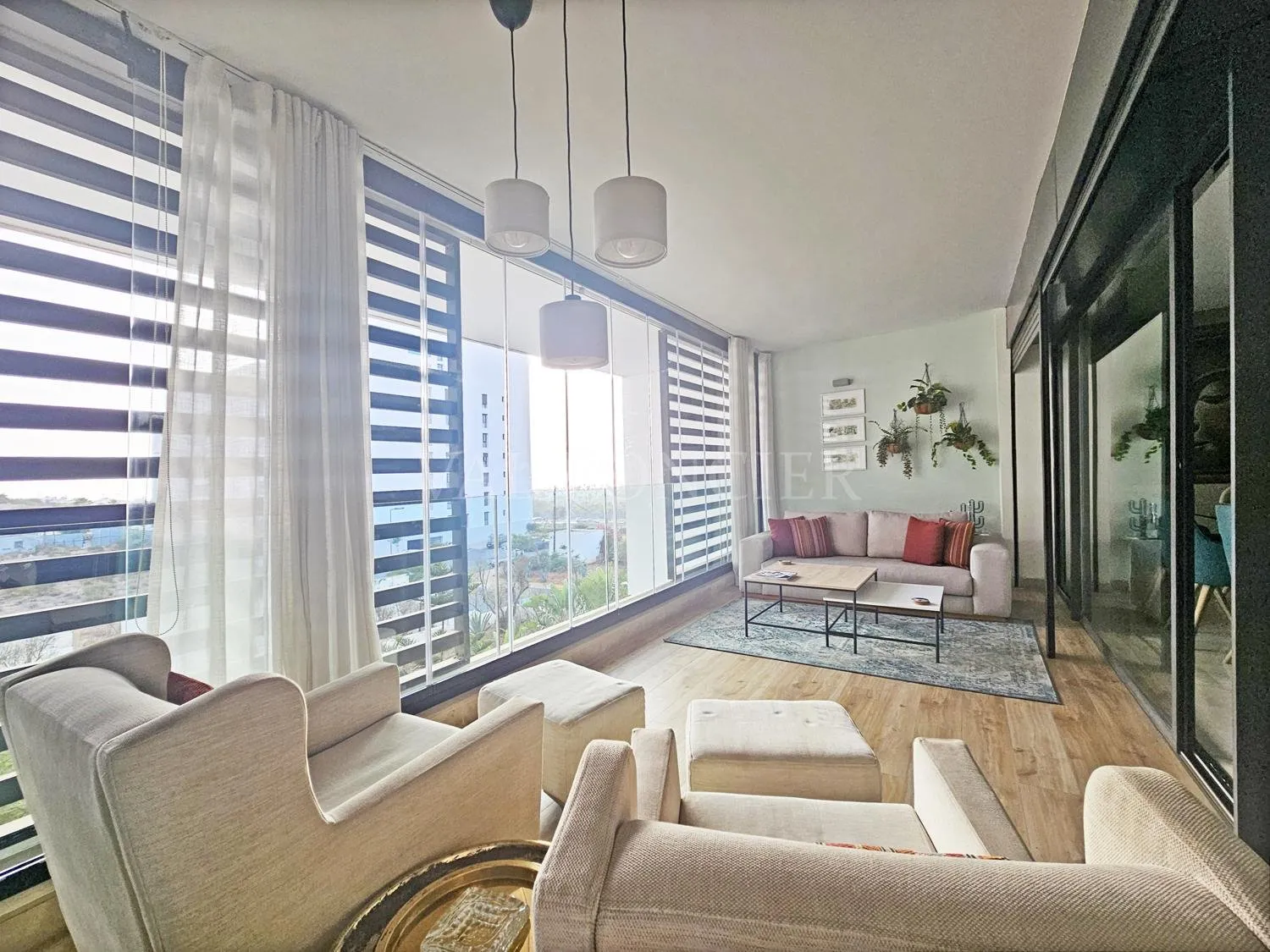 Vente appartement 150m2 2chambres avec terrasse Ain Diab, Casablanca - الدار البيضاء (4)