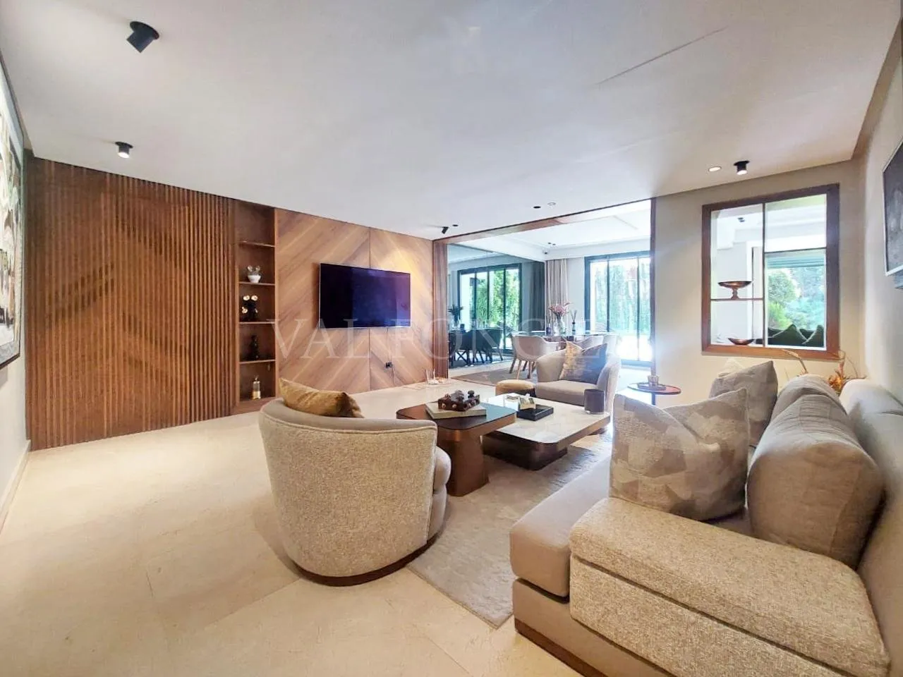 Vente magnifique Rez-de-jardin avec piscine 620m2, Bouskoura ville verte - الدار البيضاء (4)
