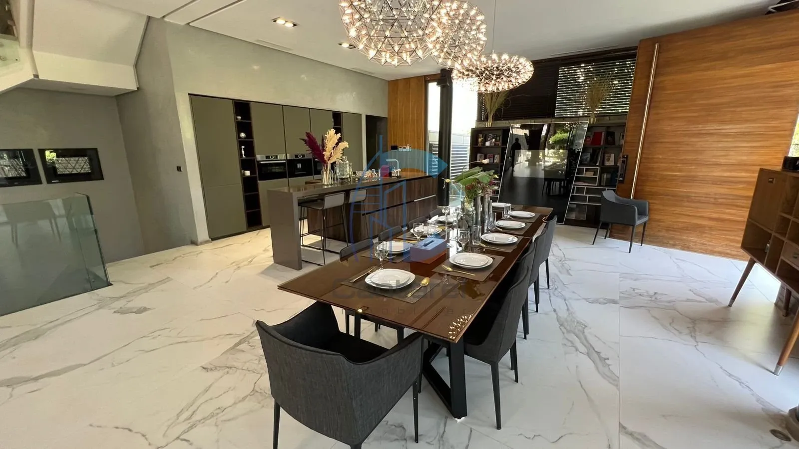 VILLA 5 CHAMBRES AVEC PISCINE ET POOL HOUSE À VENDRE - ARGAN GOLF MARRAKECH - مراكش (3)
