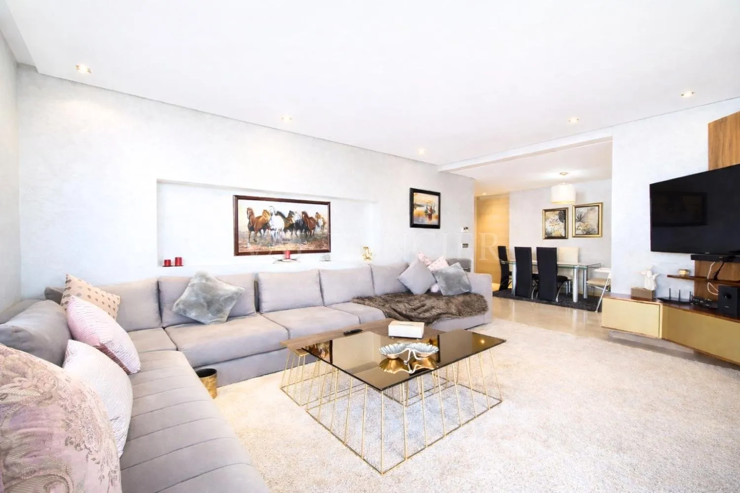 Vente très bel appartement 137m2 3chambres avec terrasse à Prestigia Golf City, Bouskoura - الدار البيضاء (3)