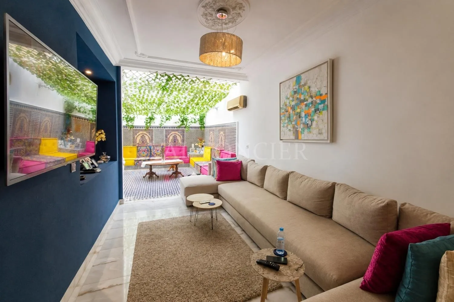 Vente Bel Appartement 105m2 avec 2Chambres Terrasse Racine, Casablanca - الدار البيضاء (3)