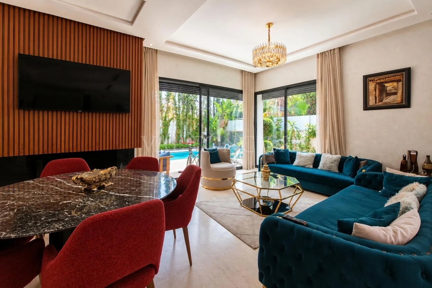 Vente Magnifique Villa 402m2 4chambres avec Piscine, Bouskoura - الدار البيضاء (2)
