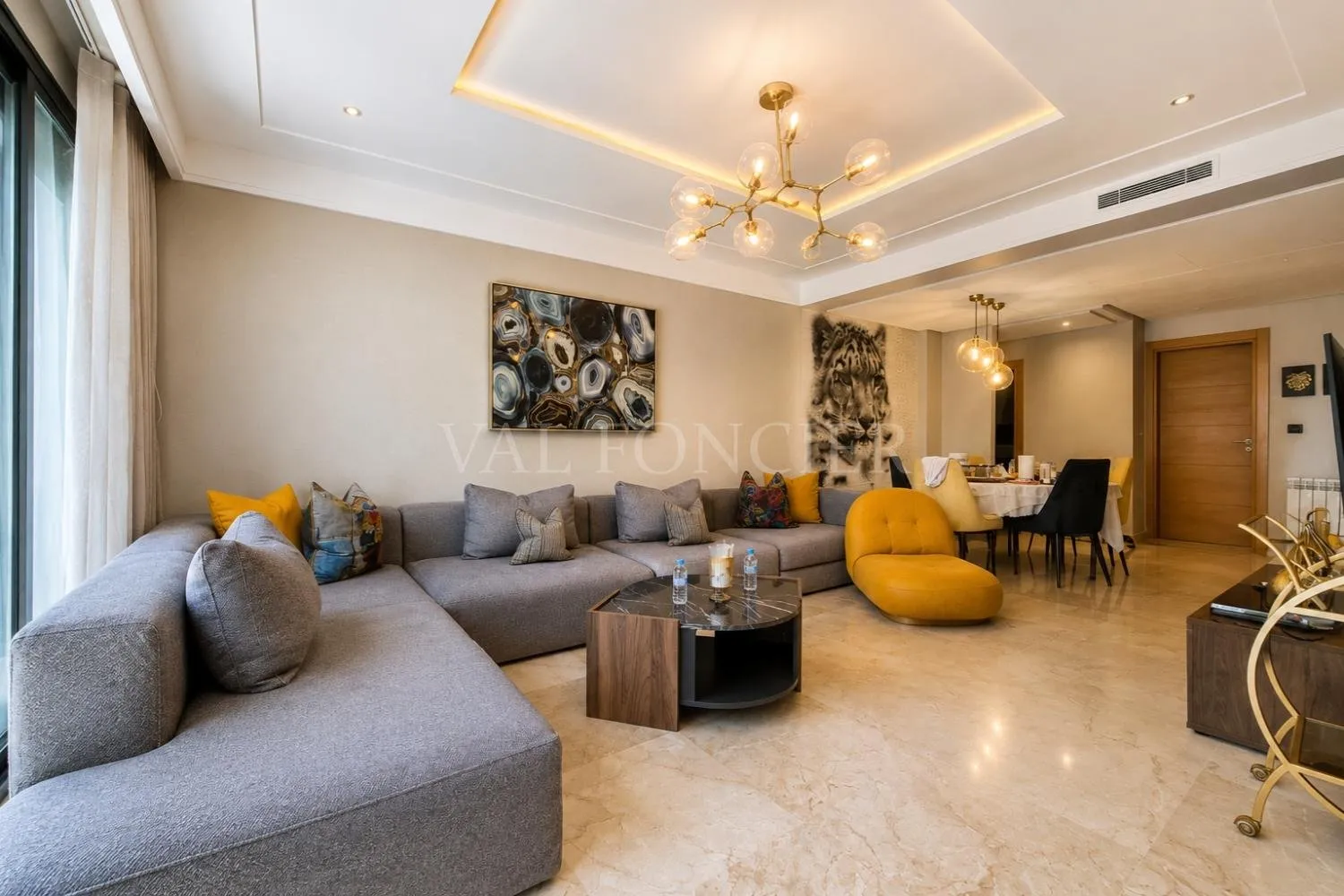 Vente Appartement Rez-de-Jardin 530m2 3Chambres avec Piscine Ville Verte, Bouskoura - الدار البيضاء (3)