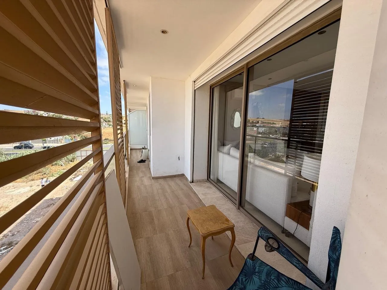 Appartement meublé avec vue mer à louer Route d'Azemour 3CH - الدار البيضاء (3)