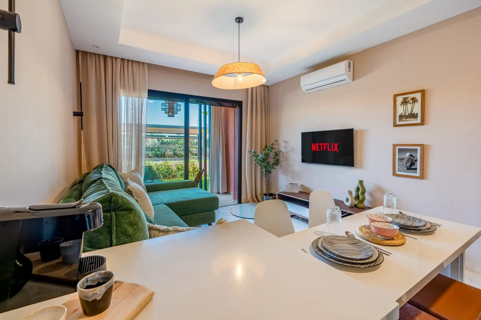 Studio moderne avec jardin – Noria Golf - مراكش
