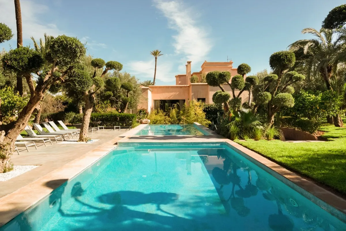 Maison d’Hôtes &amp; SPA de Prestige à Vendre – Palmeraie de Marrakech - مراكش
