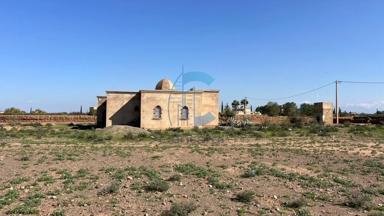 TERRAIN TITRÉ - 1 HECTARE ZONE SA2 AVEC VUE ATLAS À VENDRE - ROUTE D'OUARZAZATE MARRAKECH - مراكش