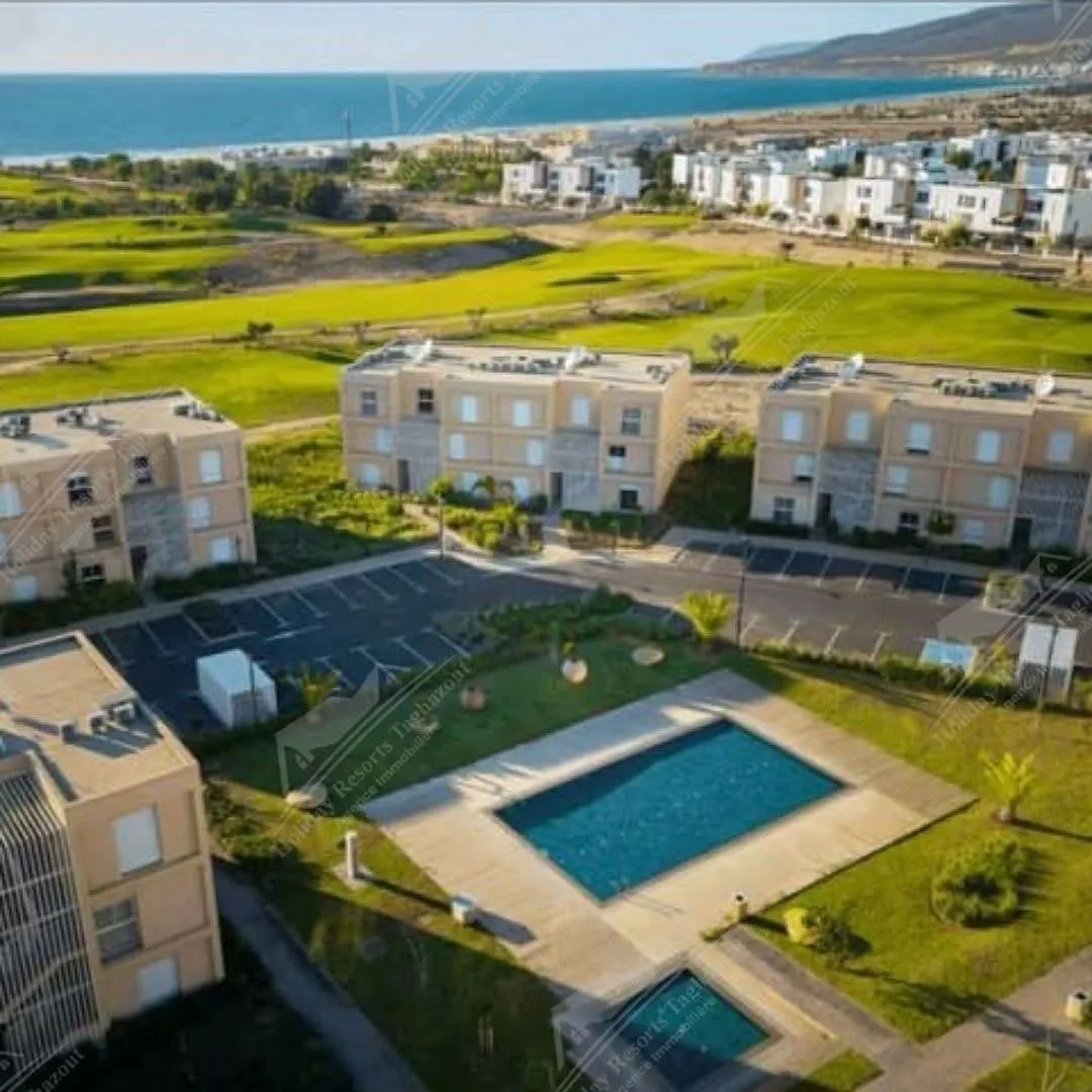 DUPLEX VUE PISCINE ET MER A VENDRE RÉSIDENCE TAOUIRT TAGHAZOUT BAY - تغازوت