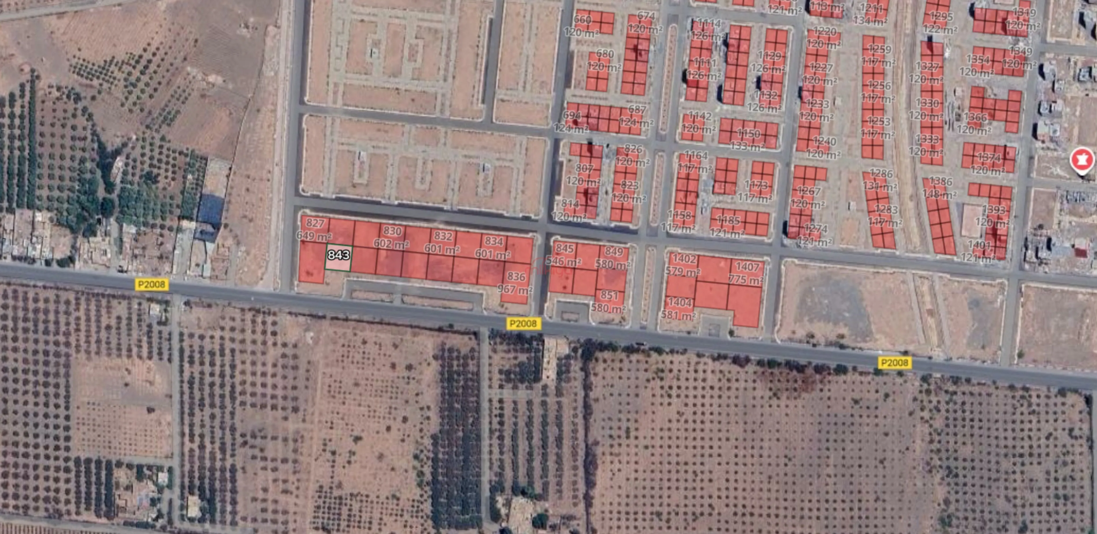 Vente Terrain nu à Marrakech - مراكش