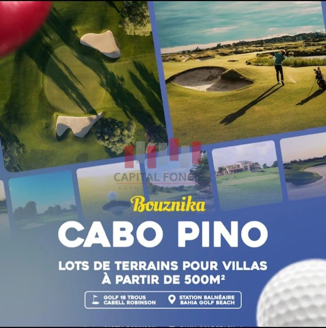 LOTS DE TERRAIN POUR VILLAS FRONT GOLF PROCHE PLAGE - بوزنيقة (2)
