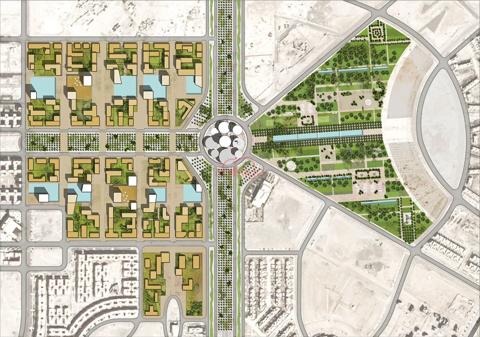 Vente Terrain nu à Tamensourt - مراكش (2)