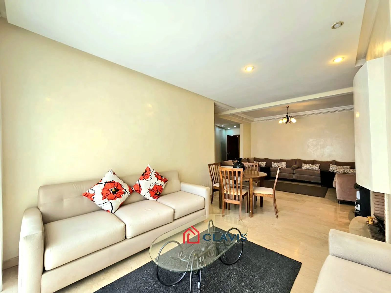 Appartement au triangle d'or - الدار البيضاء