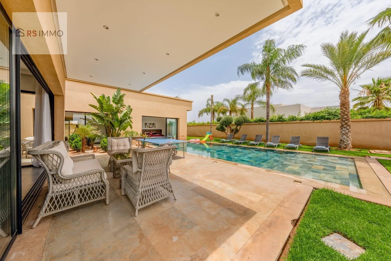 Villa moderne 4 chambres avec piscine – Marrakech - مراكش