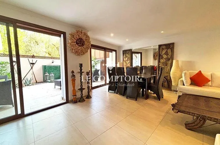MAGNIFIQUE DUPLEX EN REZ DE JARDIN A L’HIVERNAGE - مراكش