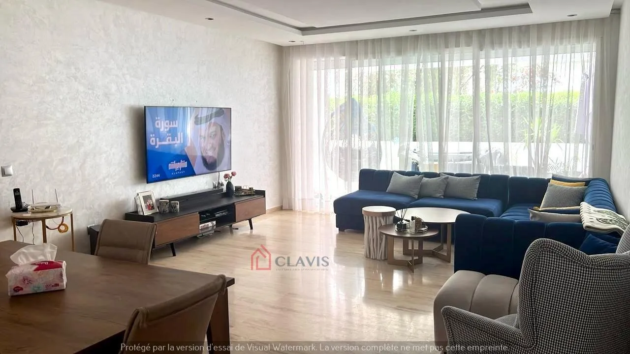 À vendre : appartement RDC dans résidence sécurisée - الدار البيضاء