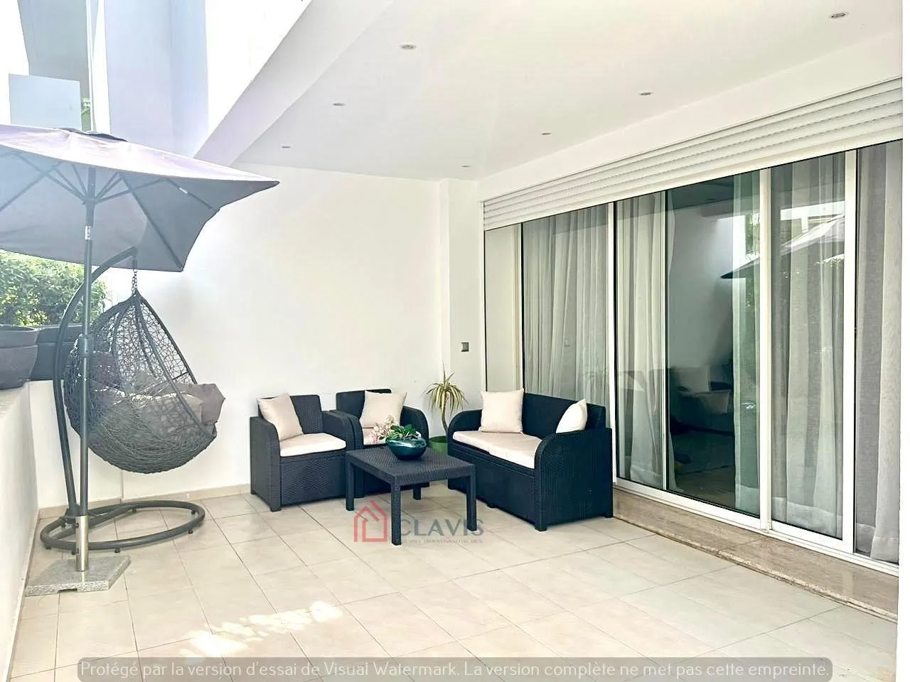 À vendre : appartement RDC dans résidence sécurisée - الدار البيضاء (2)