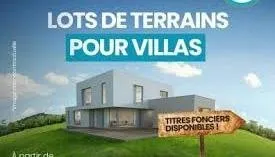 Lot de villa à vendre RT Chrifia Marrakech - مراكش