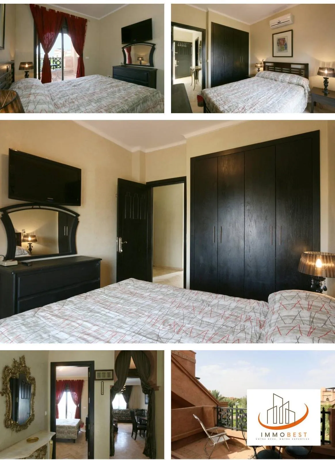 Marrakech, vente d’un appartement dans Résidence route de Fes 1 CH - مراكش (3)
