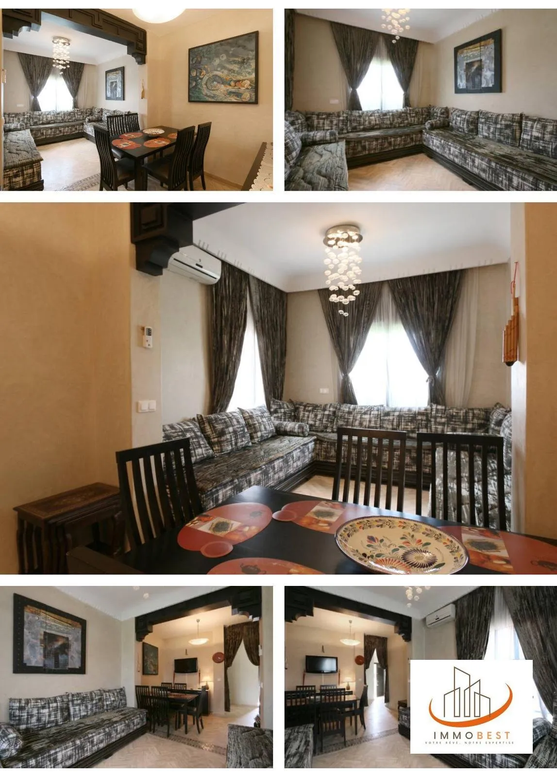 Marrakech, vente d’un appartement dans Résidence route de Fes 1 CH - مراكش (2)