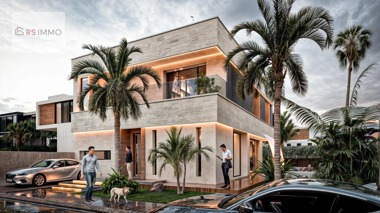 Villa Jumelée Haut Standing à Vendre - Résidence Akenza Marrakech | Terrain 423 m² - مراكش (2)