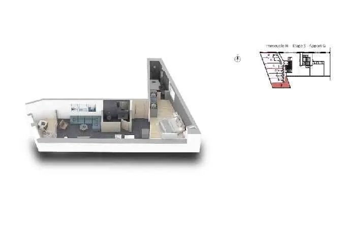 Studio à vendre au centre de casablanca - الدار البيضاء (4)