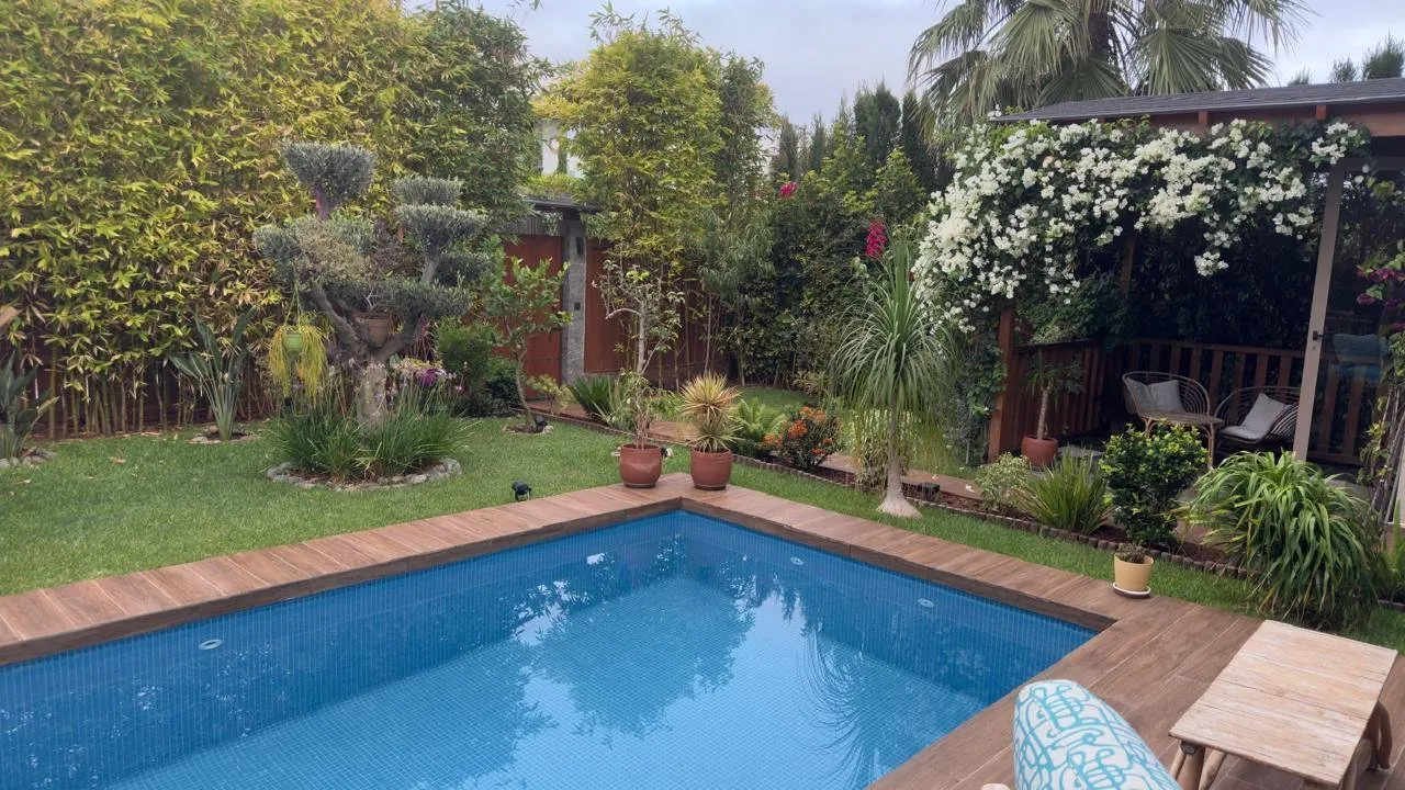 Villa haut standing 3 chambres piscine en résidence sécurisée - الدار البيضاء (2)