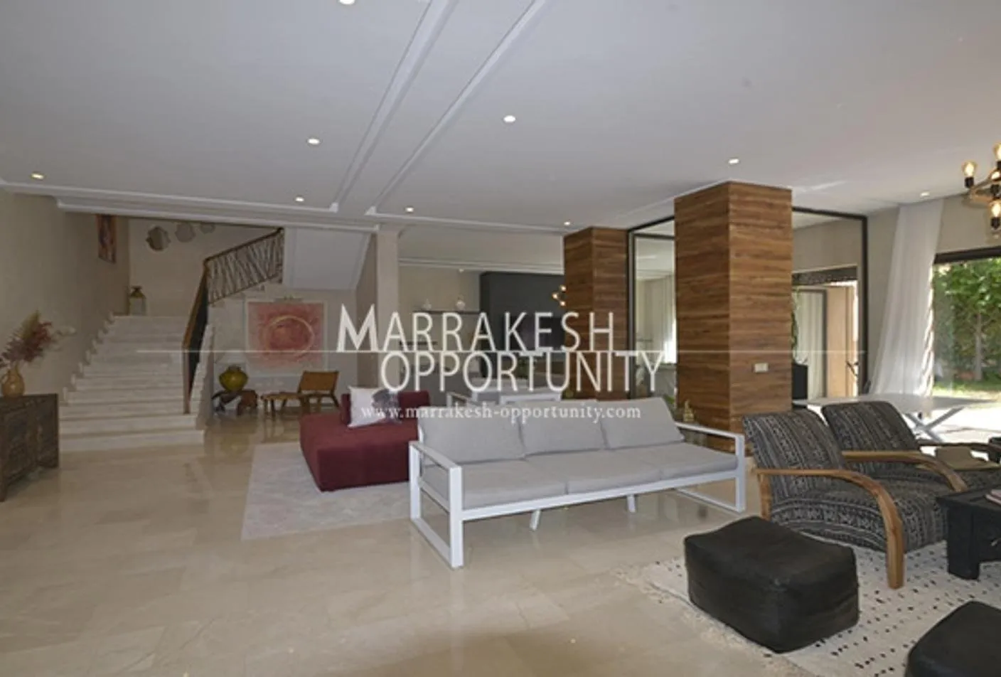 Magnifique Villa moderne  route de Casa - مراكش