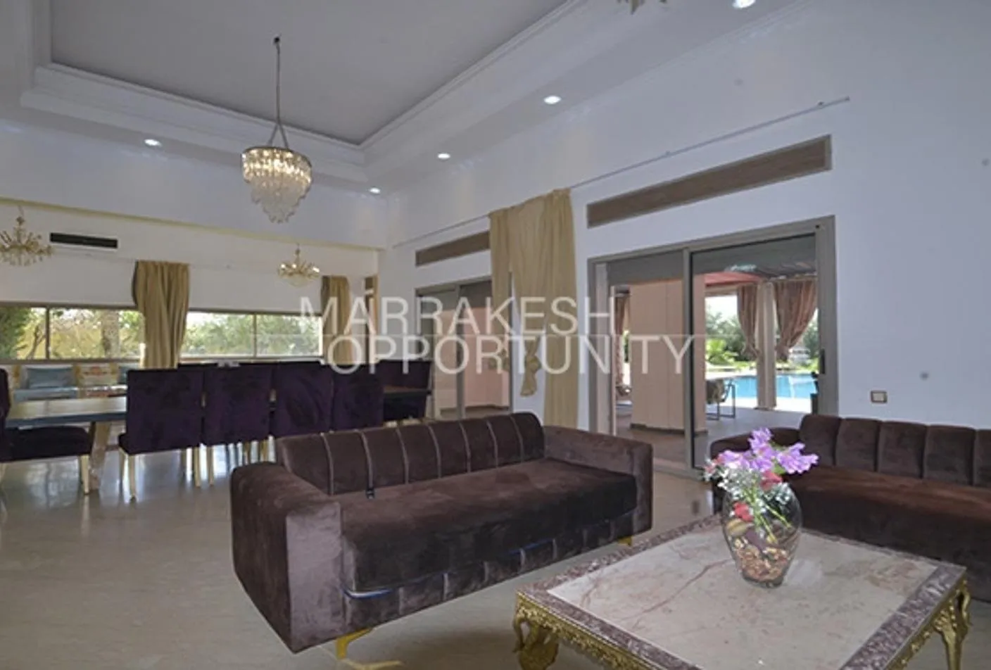 Magnifique villa en vente route de fes - مراكش (3)