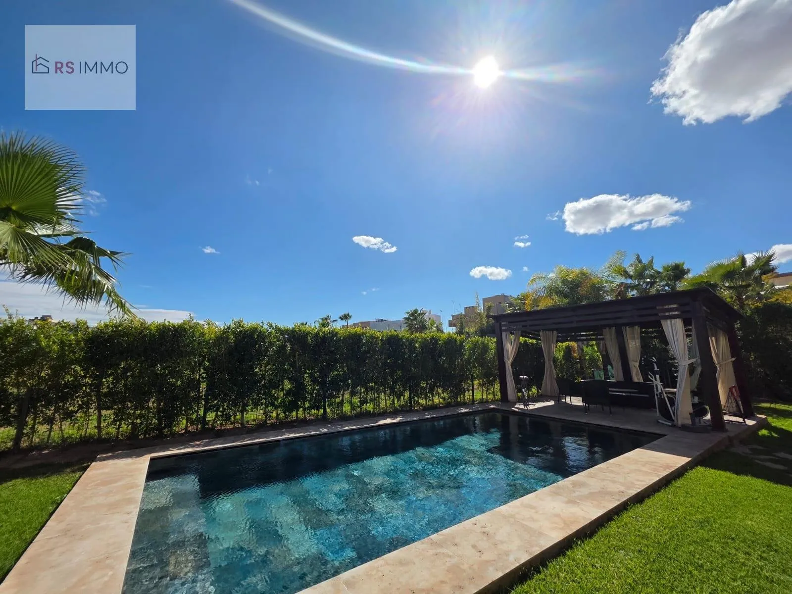 INVESTISSEMENT IMMOBILIER DE PRESTIGE : VILLA EXCEPTIONNELLE SUR GOLF ARGAN – VUE PANORAMIQUE SUR L’ATLAS - مراكش (4)