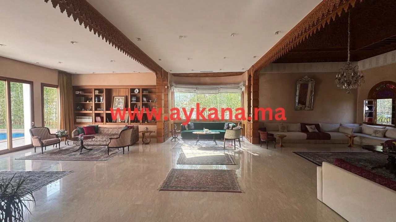 Vente Villa d’Exception Moderne et Traditionnelle à Souissi, Rabat - الرباط (4)