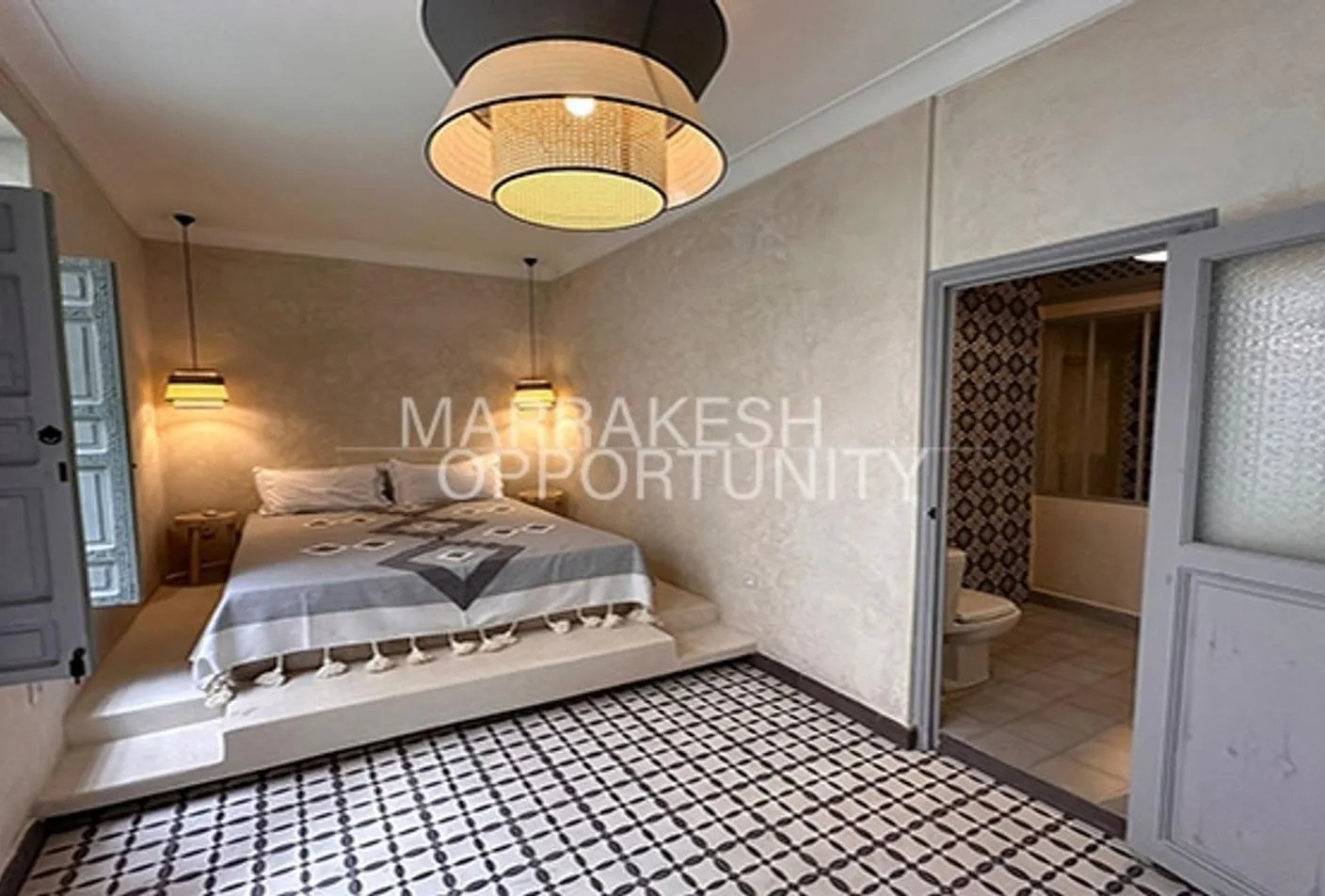 Un Riad authentique très original niché en plein médina proposé pour la vente - مراكش
