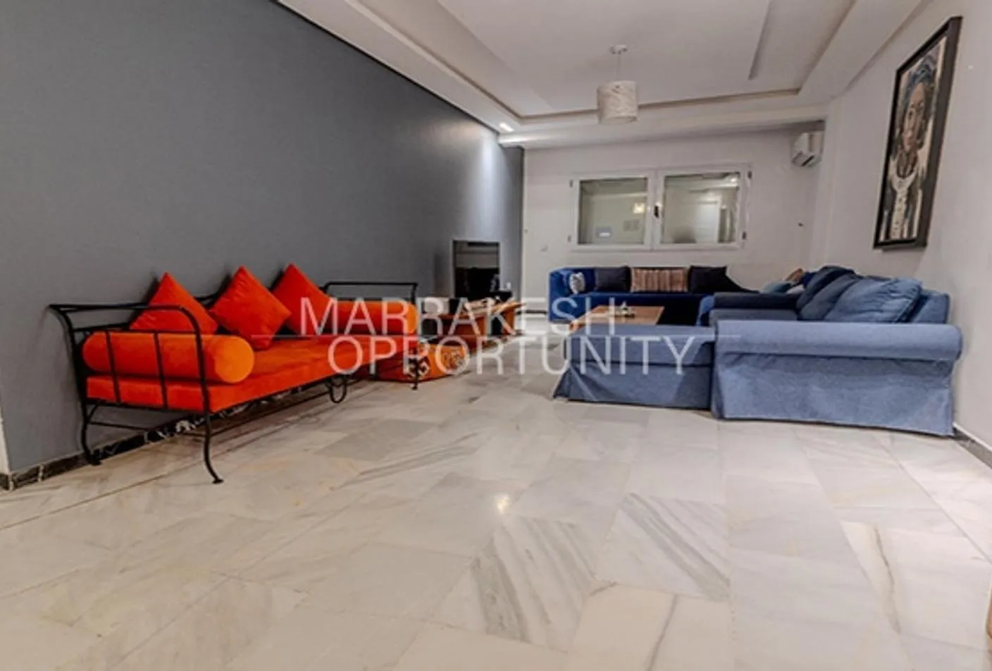 A beautiful furnished apartment for long-term rental in Guéliz - مراكش (4)