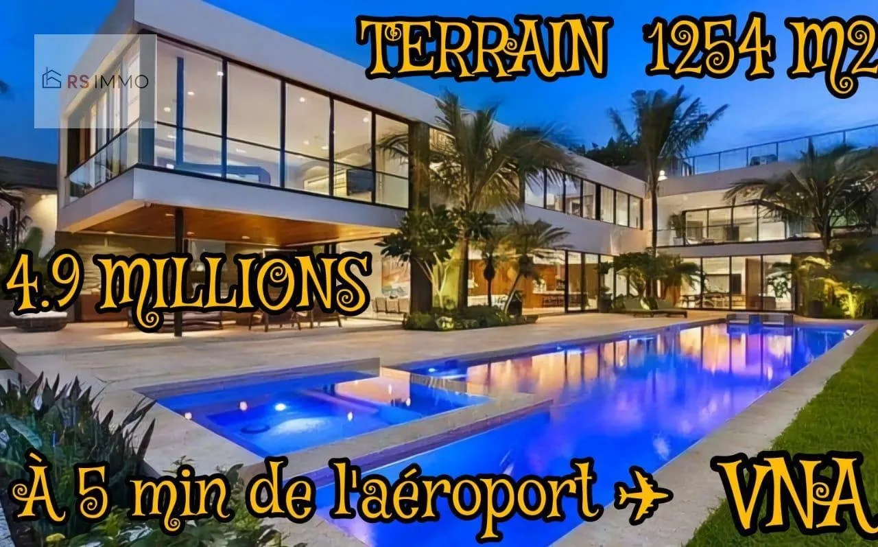 Grand terrain viabilisé avec vue sur le golf de Chrifia - مراكش