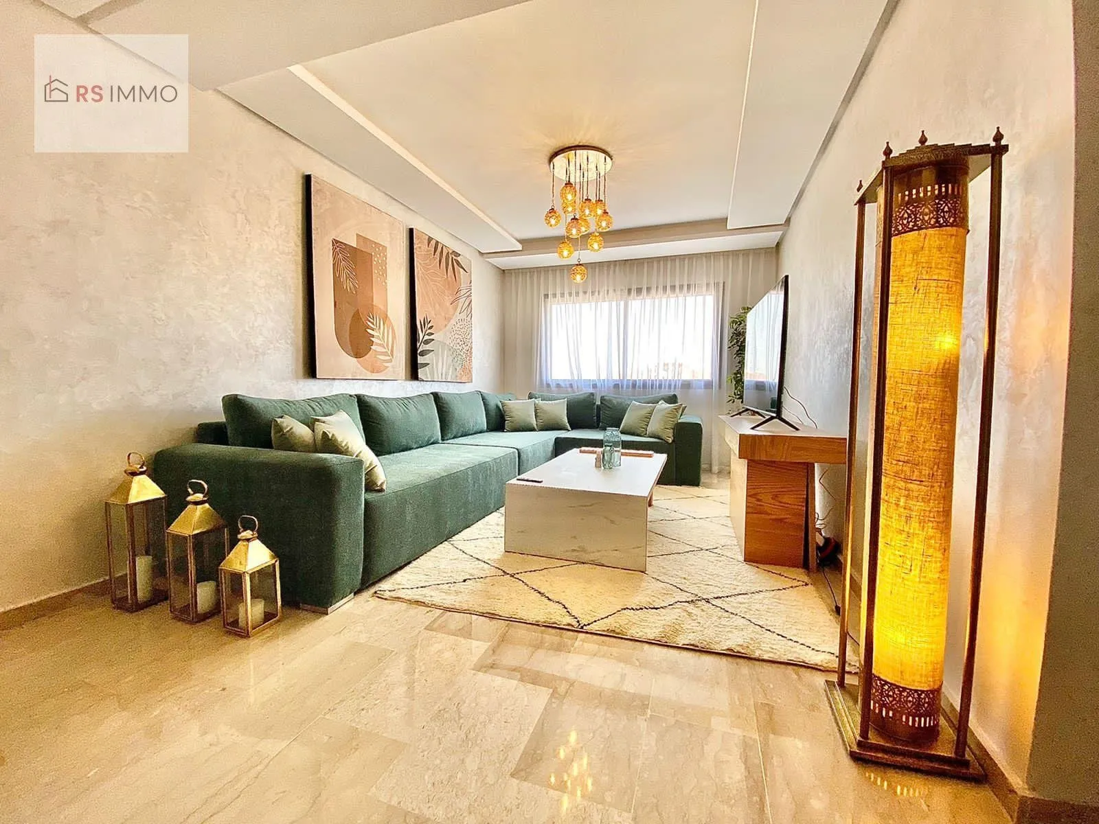 Magnifique appartement meublé résidence Jnane Ali 2 - مراكش
