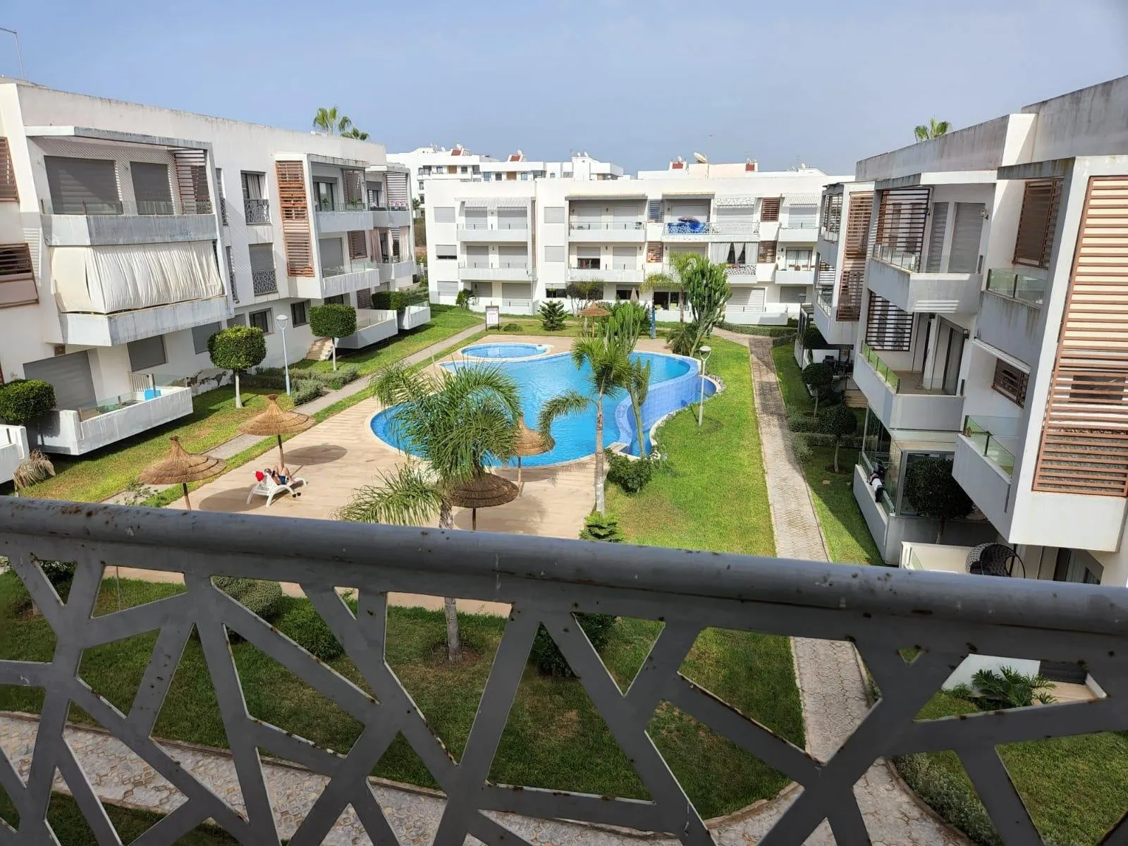 Appartement en résidence sécurisée, vues piscine. - الدار البيضاء