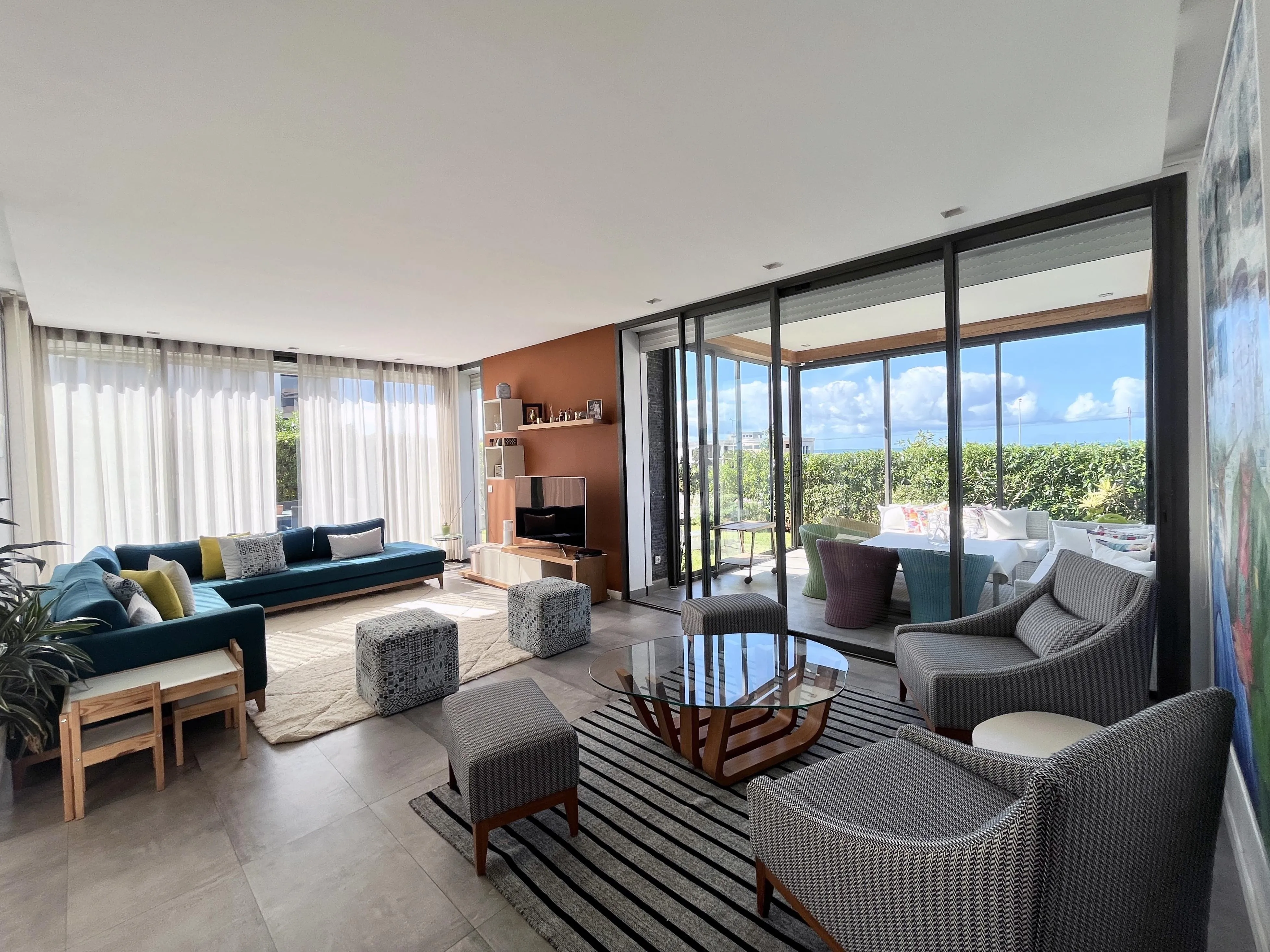 Appartement rez-de-jardin, vue mer, 3 chambres. - الدار البيضاء (3)