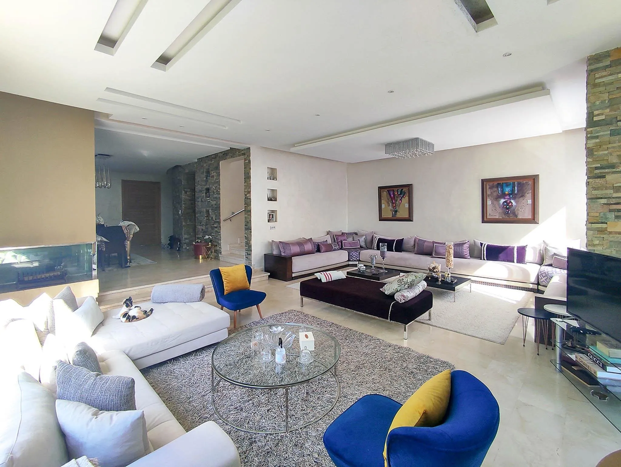 Villa avec piscine et grand jardin en résidence - الدار البيضاء (3)