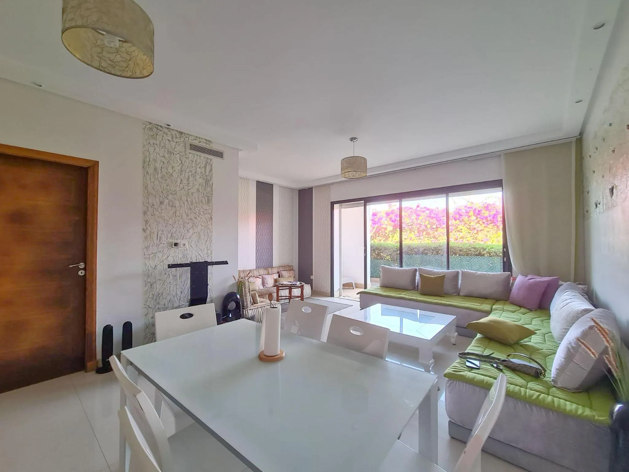 Appartement 2 chambres rez de jardin en résidence - الدار البيضاء (2)