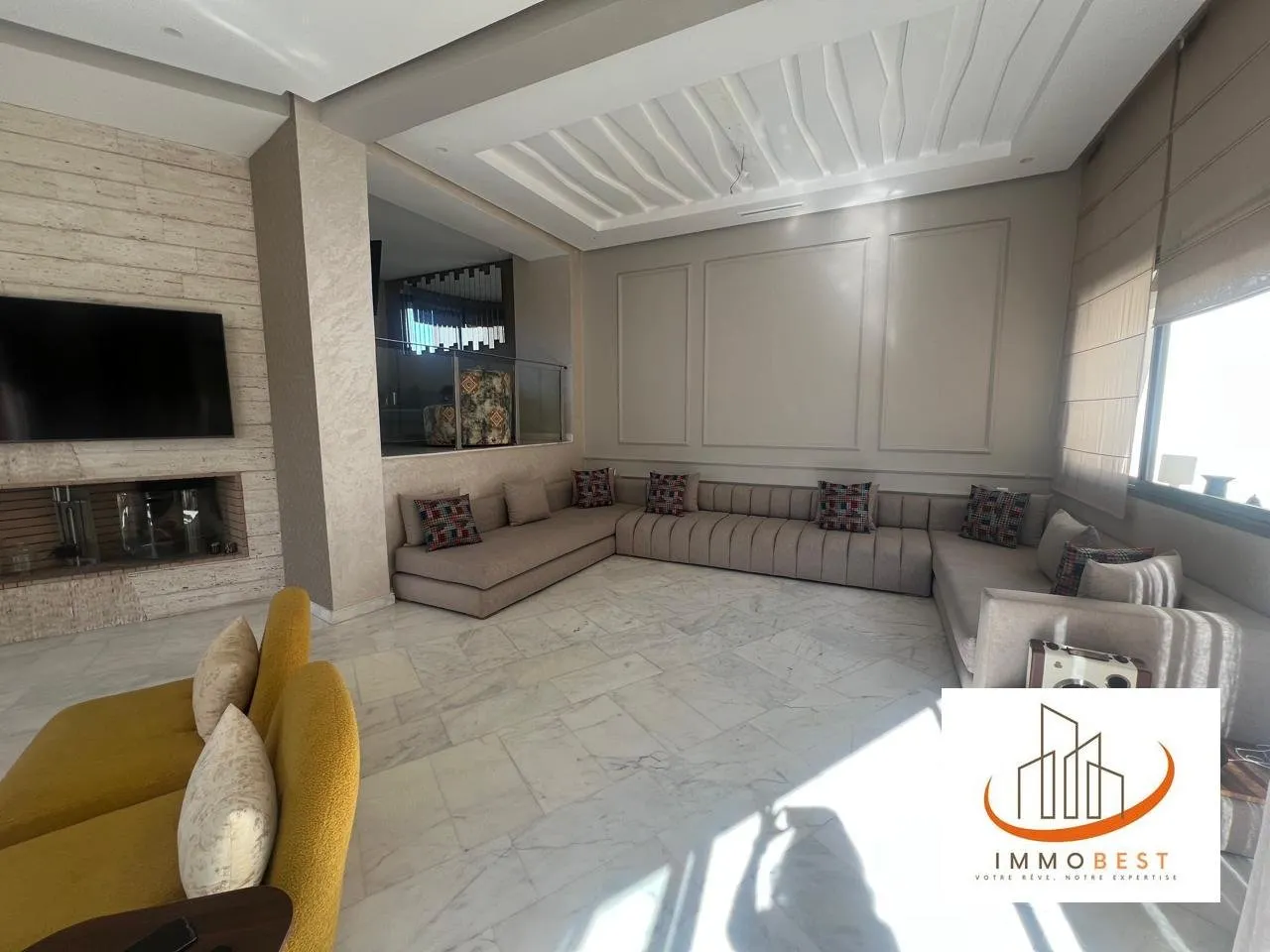 Dar Bouazza  Villa Angle à Vendre, moderne 4 CH - الدار البيضاء (3)