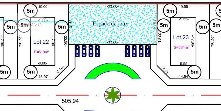 Vente de 2 Terrains à Marrakech - مراكش (2)