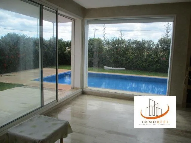 Dar bouazza, Belle villa ensoleillée en vente dans résidence sécurisée 4 CH - الدار البيضاء